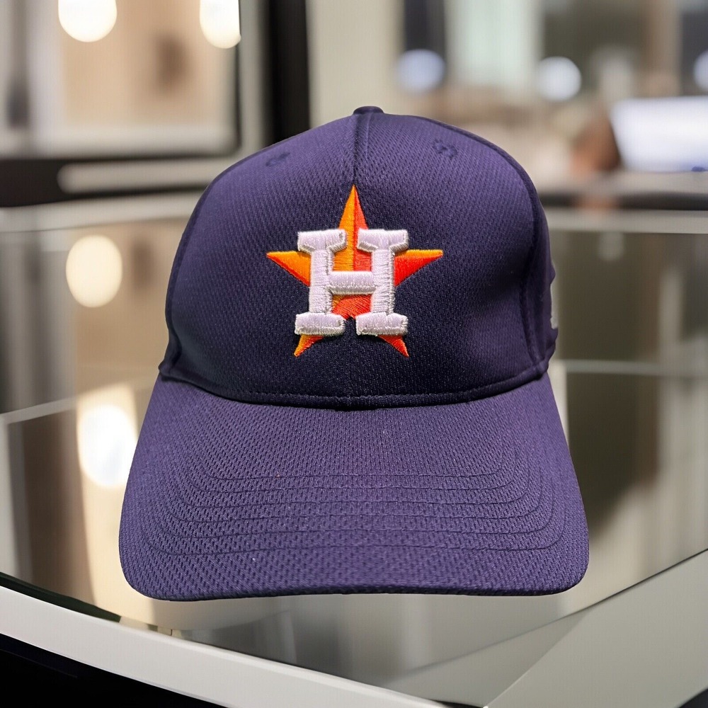 Houston Astros Strap back Hat, Eco3 Team MLB OC Sports Q3 Technology Cap Blue